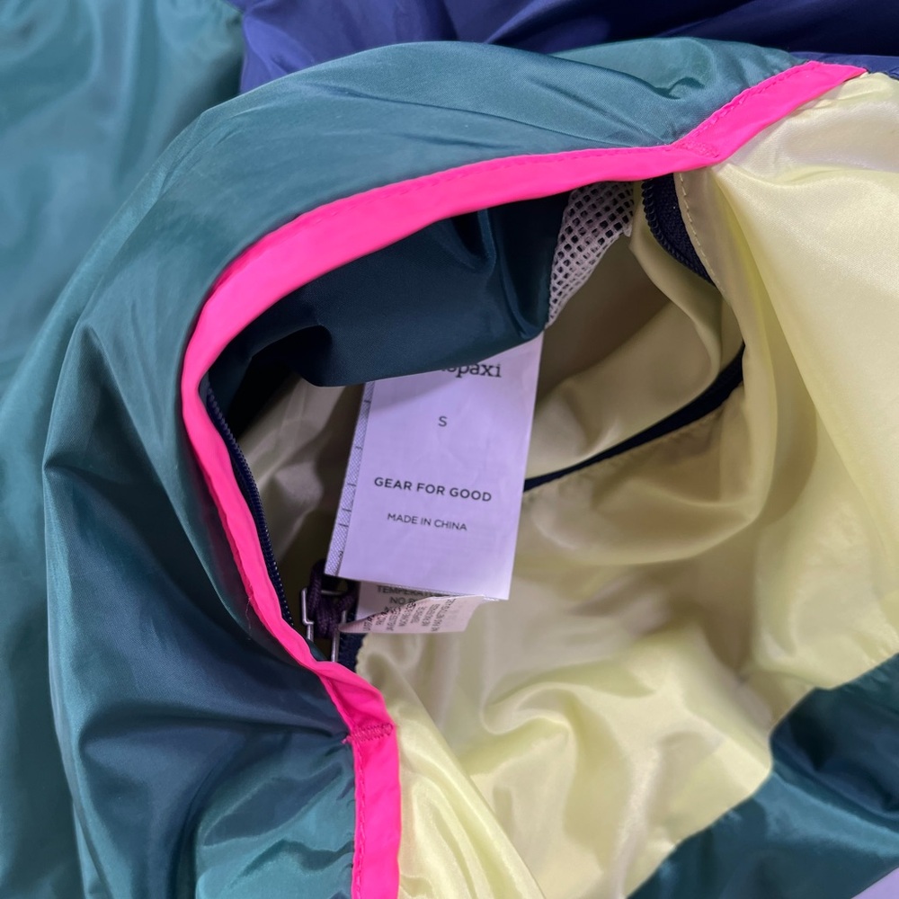 Cotopaxi Teva Teca Calido Hooded Color Block Puffer Jacket Coat - S - Like New! - Picture 5 of 9